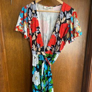 Diane Von Fustenberg floral dress